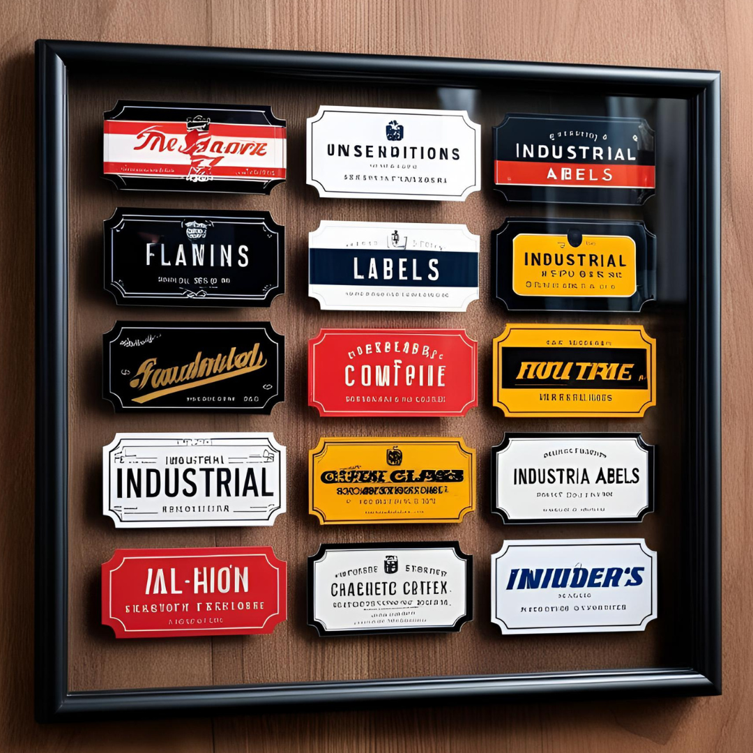 Custom shaped barcode labels